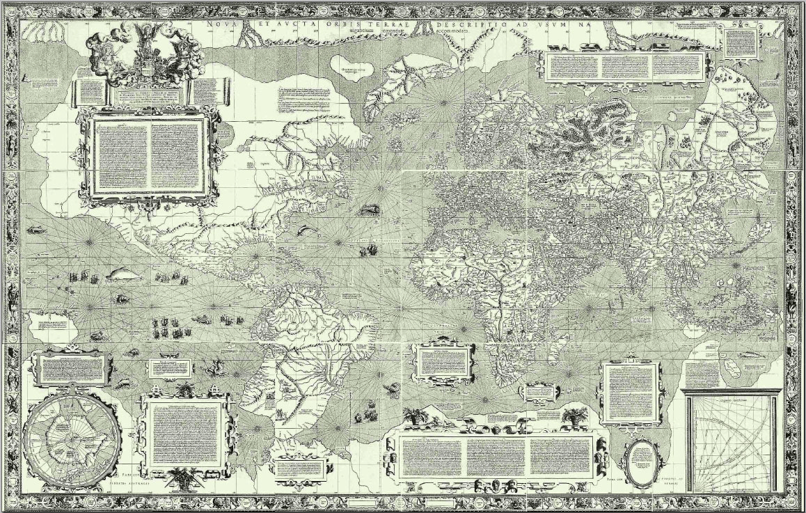 Карта Меркатора, 1569