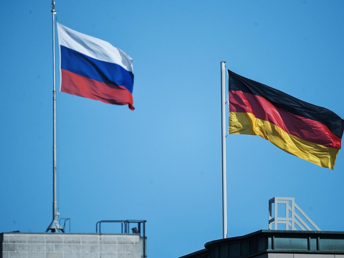 Флаг России и Германии в Берлине© РИА Новости / Алексей Витвицкий