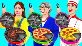 Кулинарный Челлендж: Я против Бабушки | Забавные Лайфхаки с Едой от RaPaPa Challenge