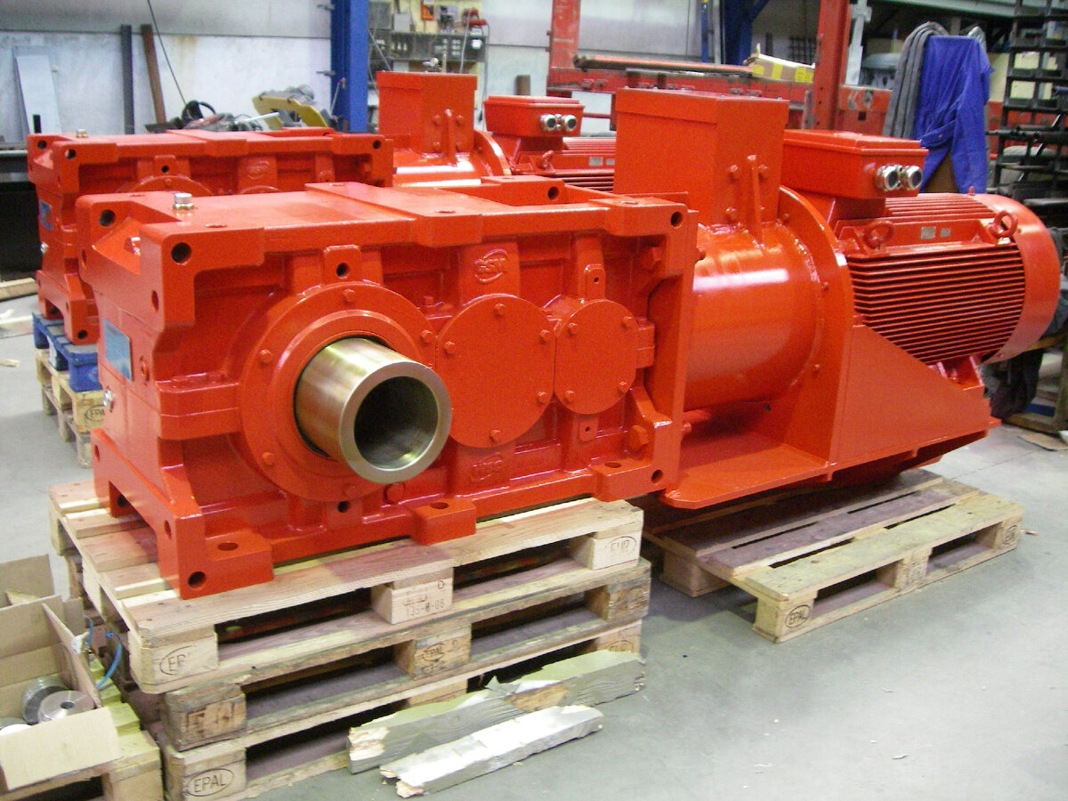 Мотор-редуктор промышленного типа, производства концерна GSM Италия