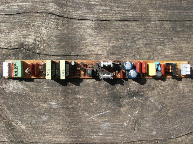 плата сгоревшей ЭПРА