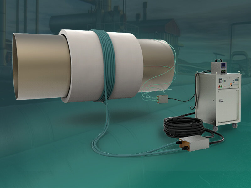 Установка индукционного нагрева ППЧ 50-10. Производство ООО "Катран". Применение: Местная термообработка индукционным способом