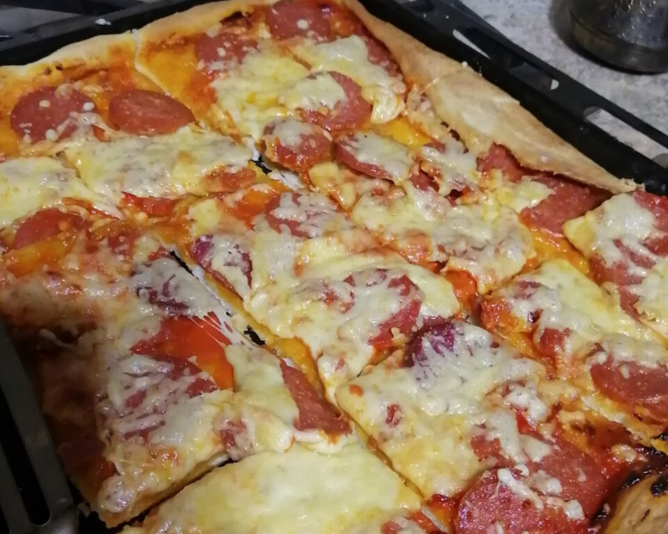 Пицца "нищеброд" 