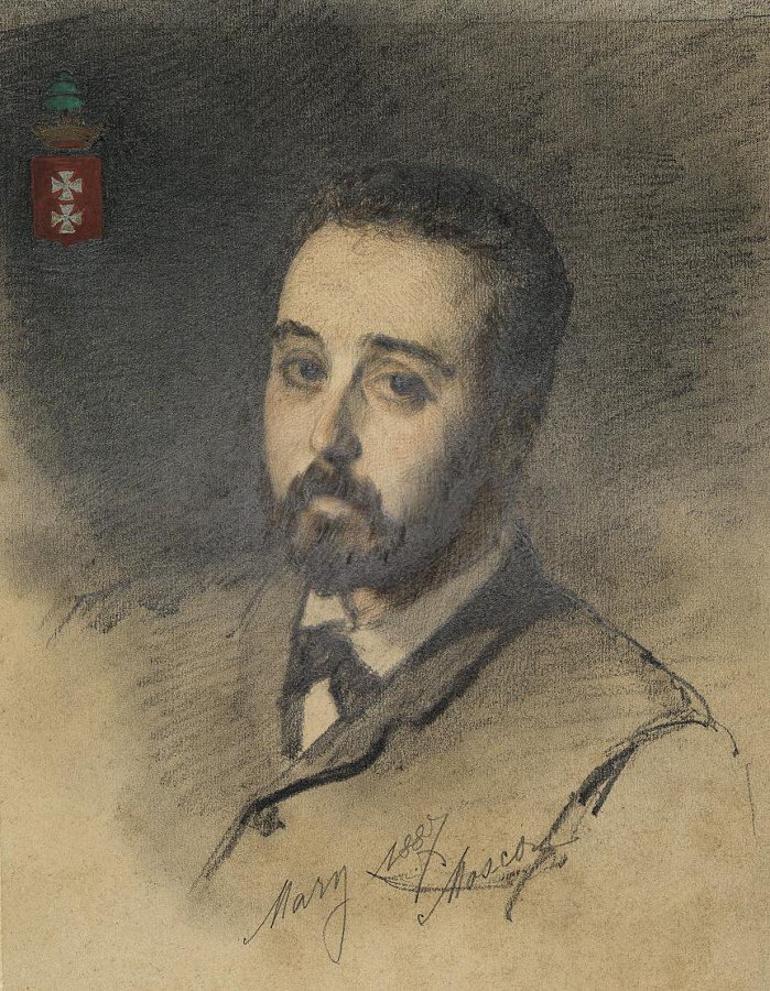 Портрет графа Сергея Дмитриевича Шереметева (1844 – 1918). 1887 г. Мари Казак Эристова (ур. Этлингер) М.В.