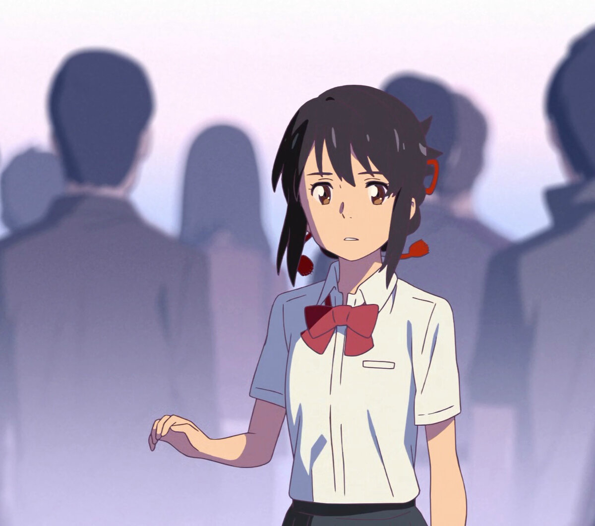 Кадр и мультфильма "Твое имя"