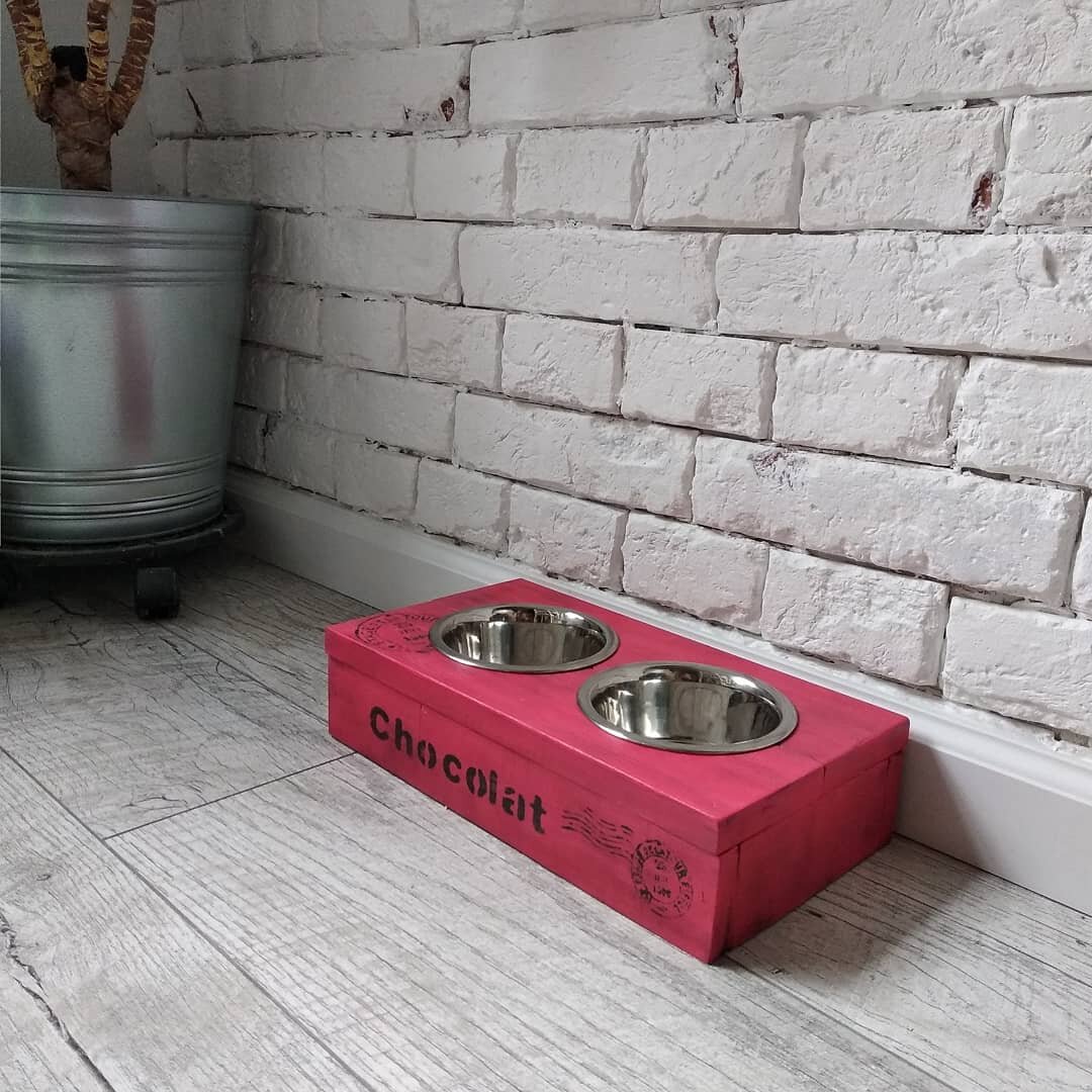 Как сделать ПОДСТАВКУ ДЛЯ МИСОК для собак/кошек своими руками | Dog Bowl Stand