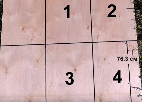 раскрой  фанеры