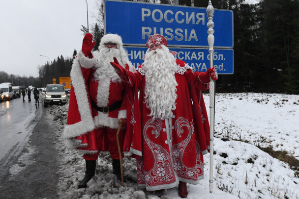 Дед Мороз и Йоулупукки. Фото с сайта 47News