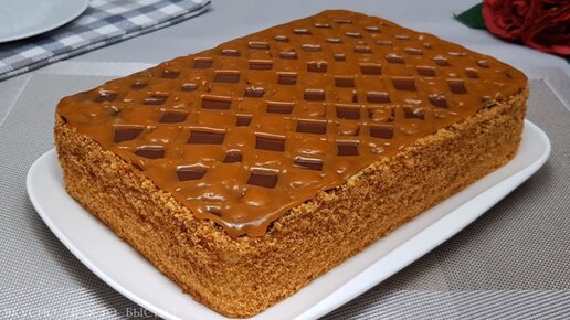 Карамельный торт. Невероятно вкусный, с насыщенным карамельным вкусом ...