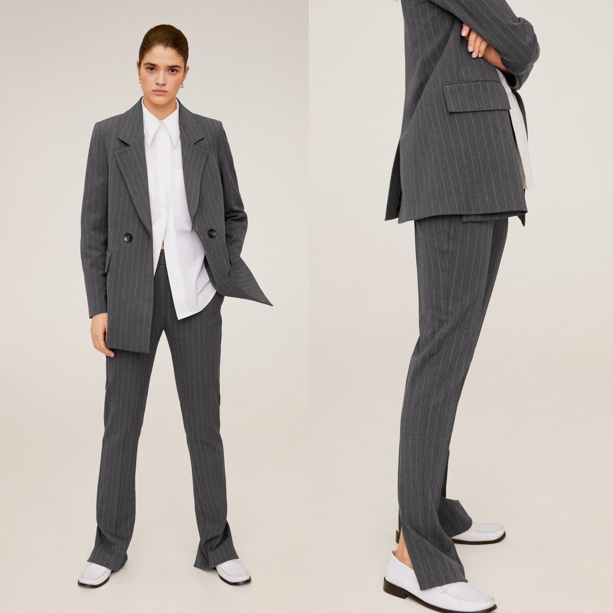 (На фото: брюки костюмные 3439р., арт.67042903-DIPLO-I-LM  из магазина chop.mango.com.)