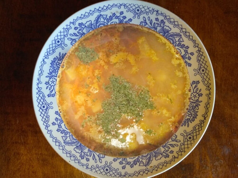 Гороховый суп.Фото автора канала "Классная кухня".