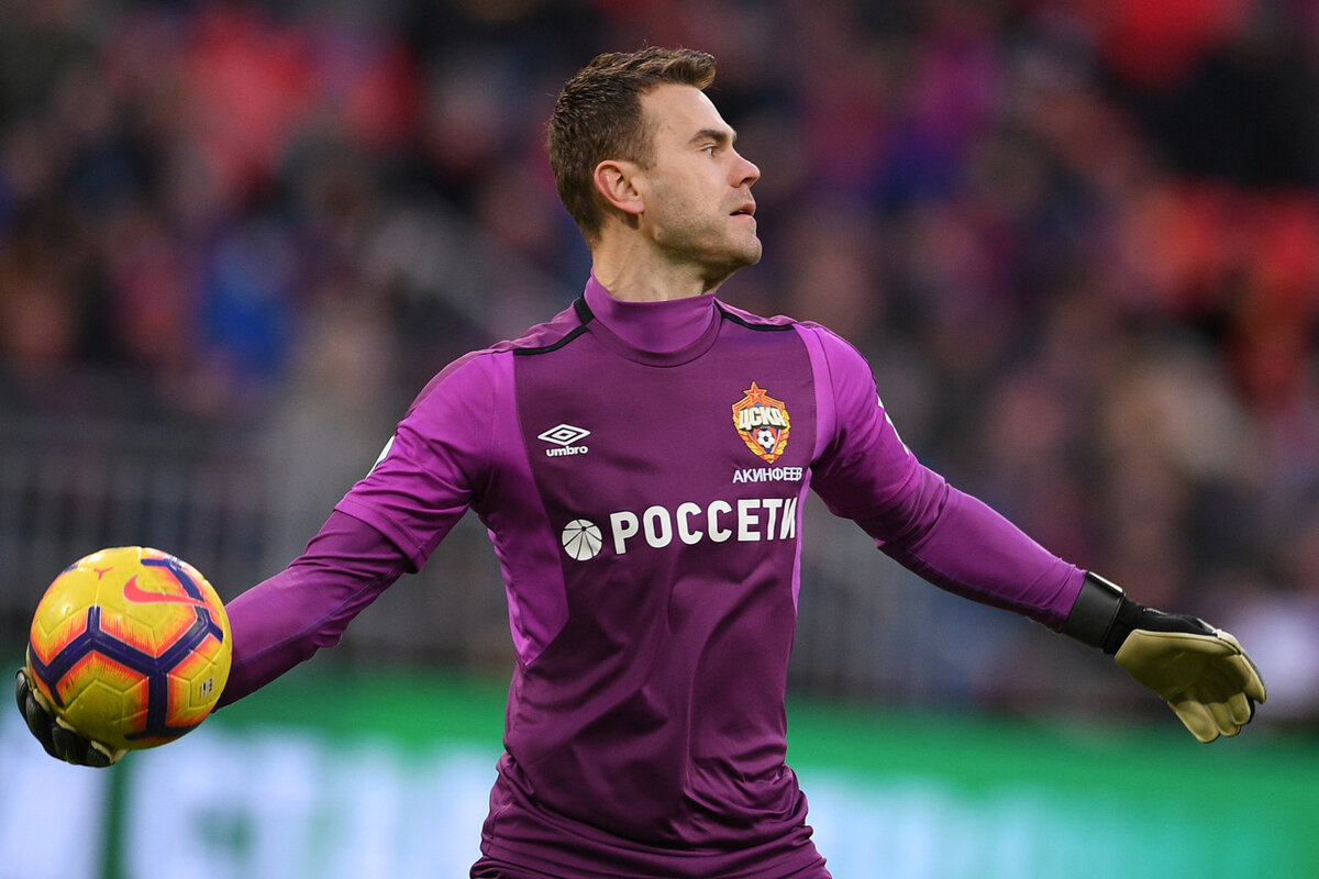 Вратарь ЦСКА Игорь Акинфеев. Фото - РИА "Новости".