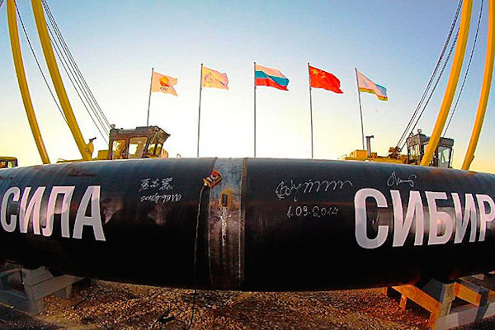 Газ в китай