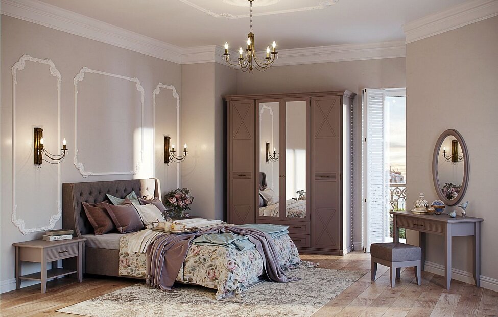 Спальня Кантри 18 на www.angstrem-mebel.ru