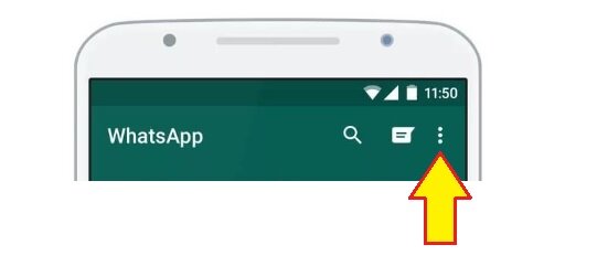 Где находится "Меню"  в WhatsApp