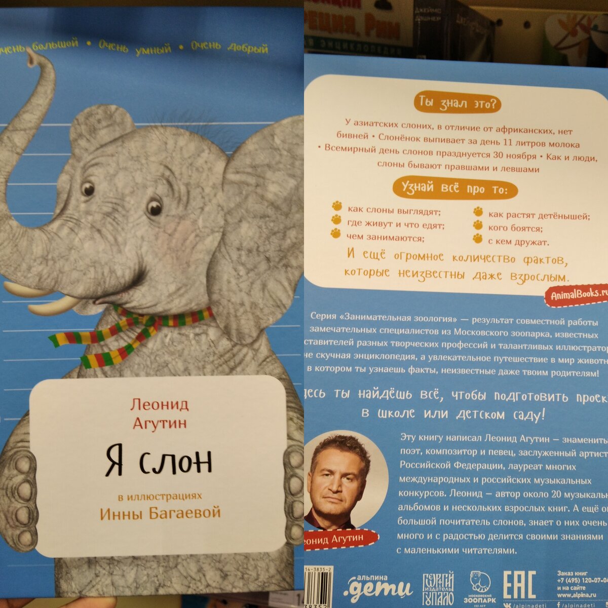 Книга Л. Агутина. 