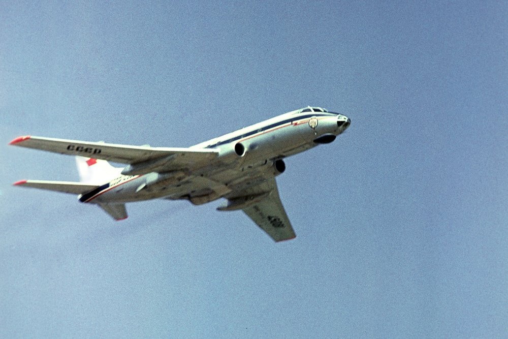Взлетает Ту-124 (фото из открытых источников)