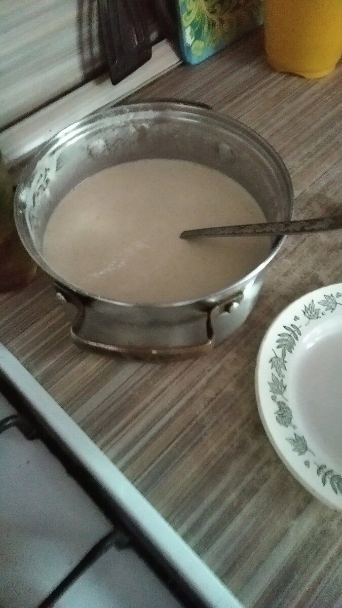 Консистенция теста жидкая сметана