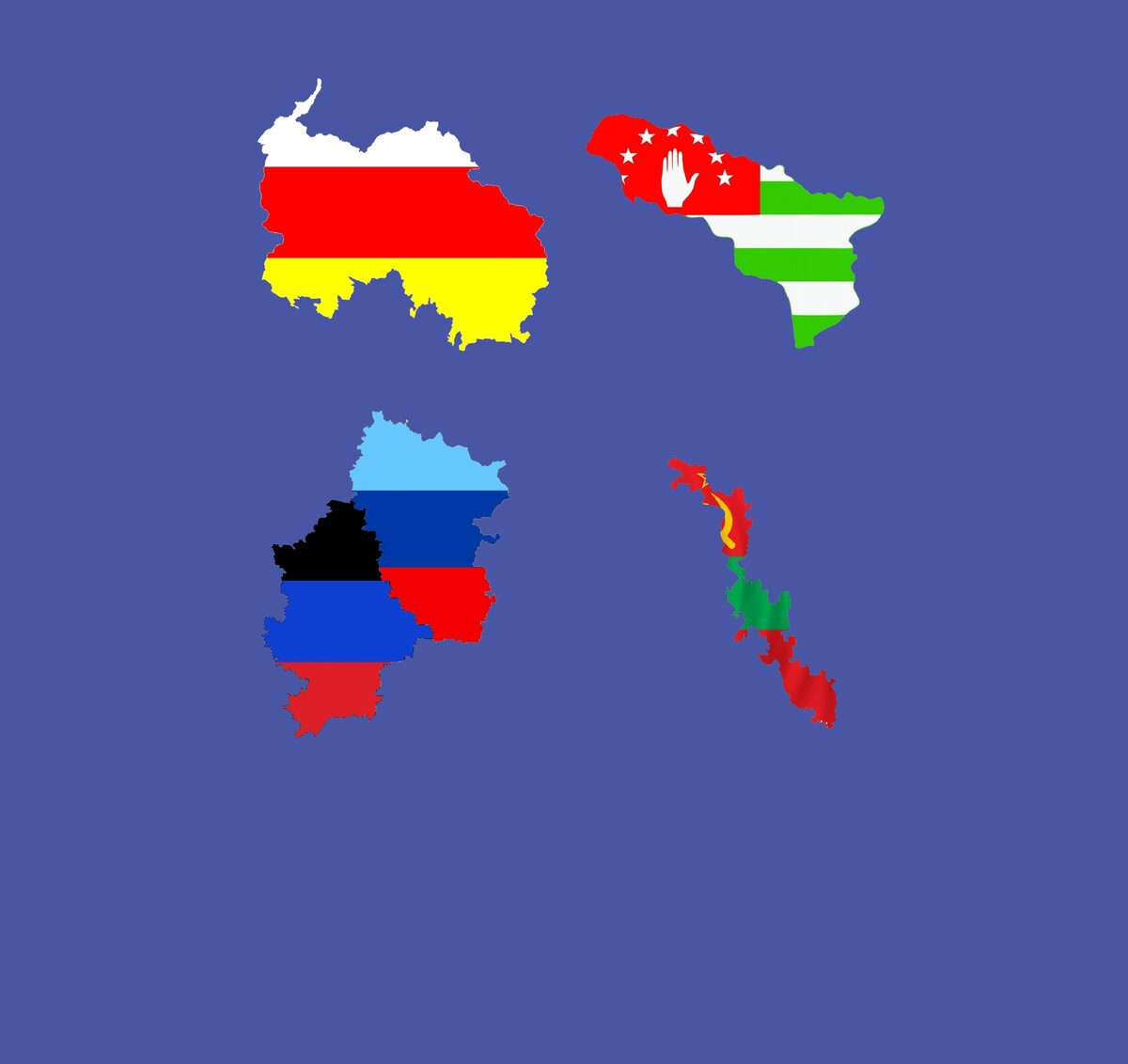 Карта европы с непризнанными государствами