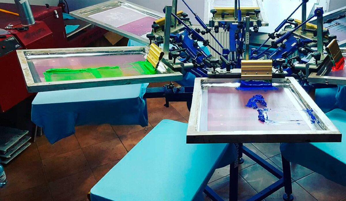 Шелкография для нанесения печати
