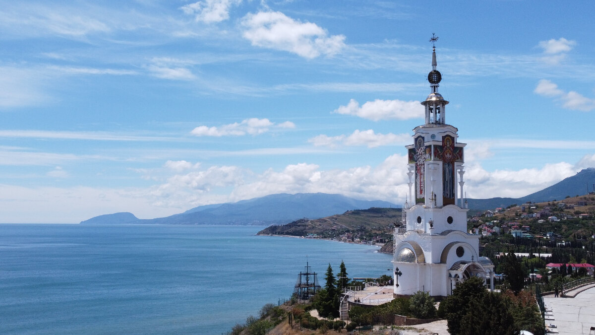 Алушта храм Маяк Николая Чудотворца