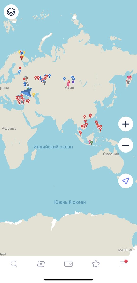 Также можно ставить различные точки, для удобства 