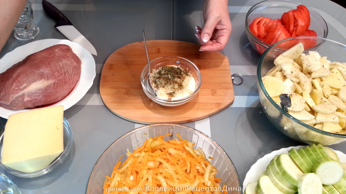 Картофель с мясом и сыром по-царски в духовке