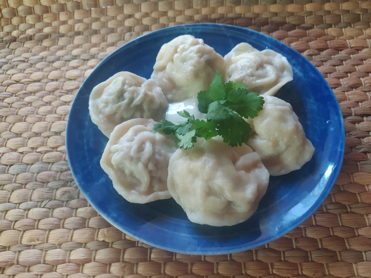Фото автора Пельмени с мясом и капустой