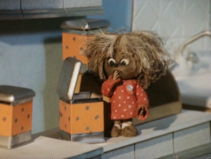 Кадр из мультфильма "Домовёнок Кузя". Творческое объединение "Экран", 1984-1987