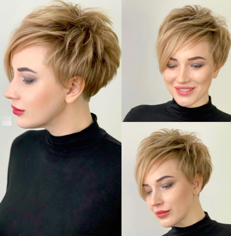 Pin on hair in 2025 Chic short hair, Stacked bob haircut, Short hair styles pixi