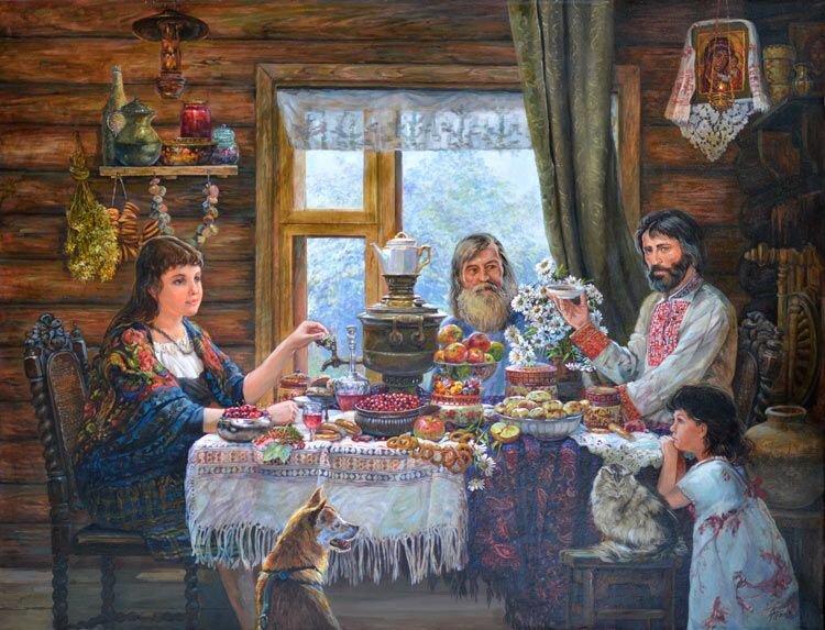 Начало рассказа "Предание о селе Устюжном" // Илл.: Художник Эдуард Панов