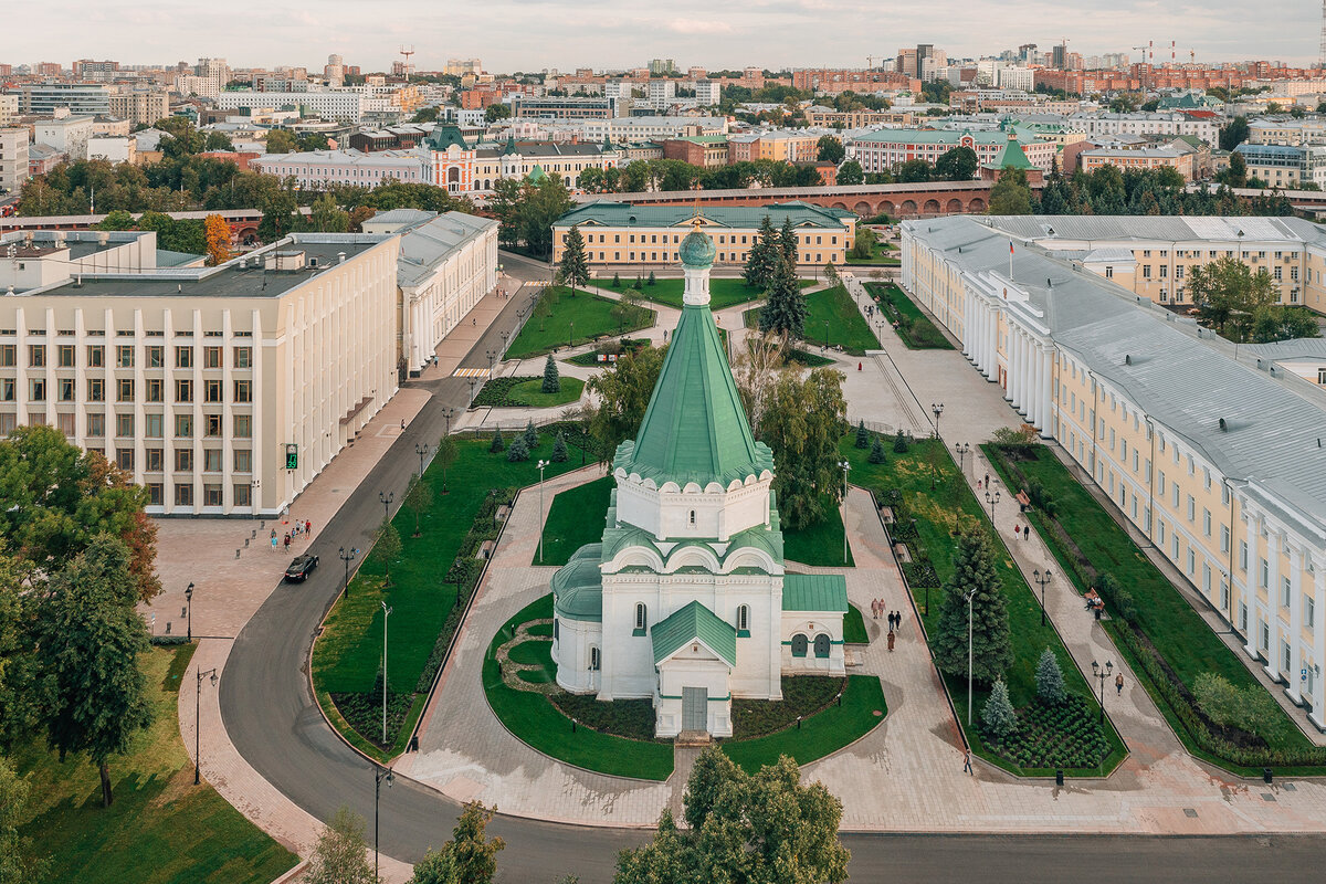 Самый древний храм Нижнего Новгорода. Вспоминаем историю Михайло- Архангельского собора | Нижний 800 | Дзен