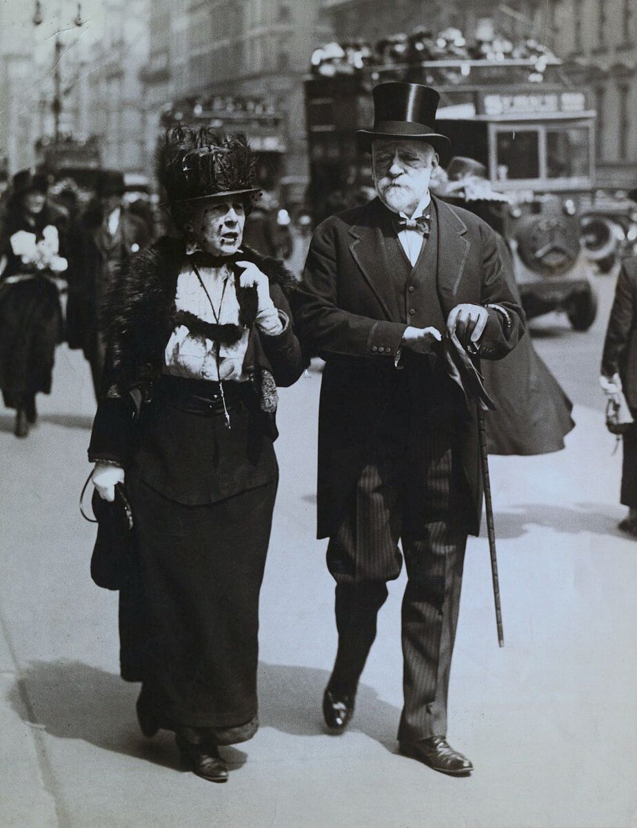 Генри Клэй Фрик и его жена.