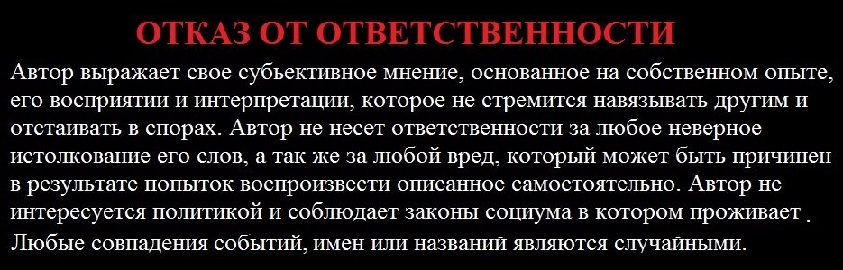 Подобные истории всегда лучше читать с самого начала или не читать вовсе. 