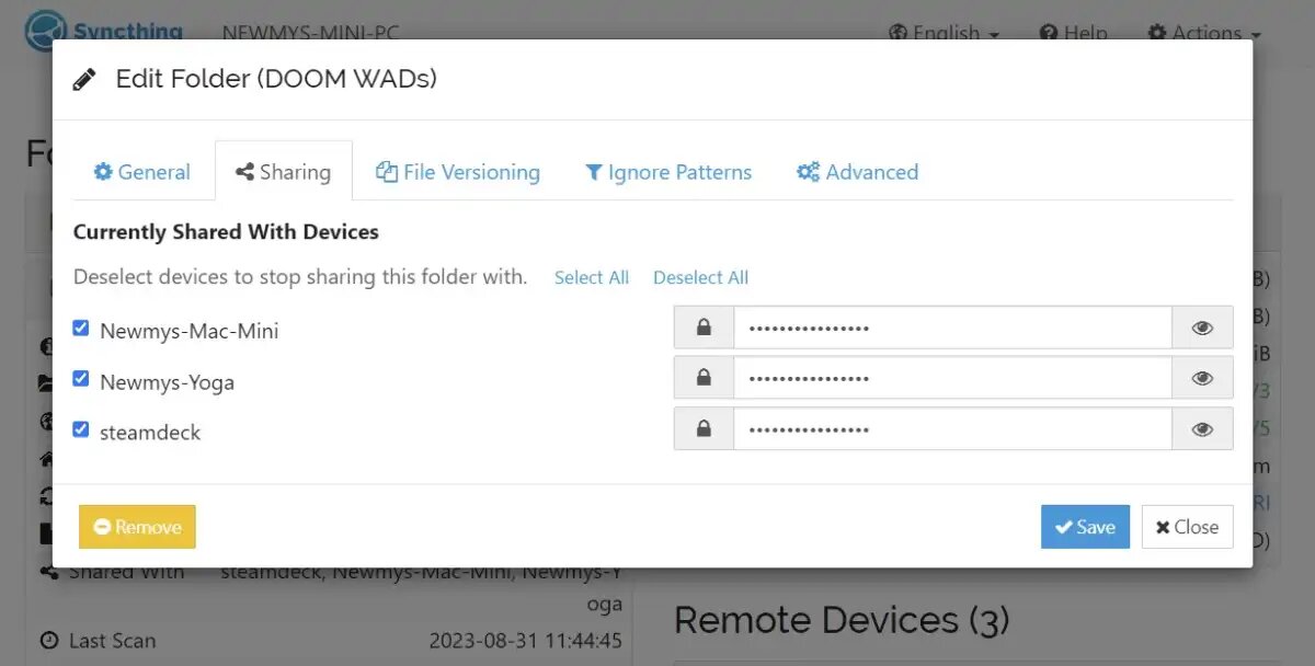 Syncthing — синхронизация файлов Windows, Linux, MacOS и Android