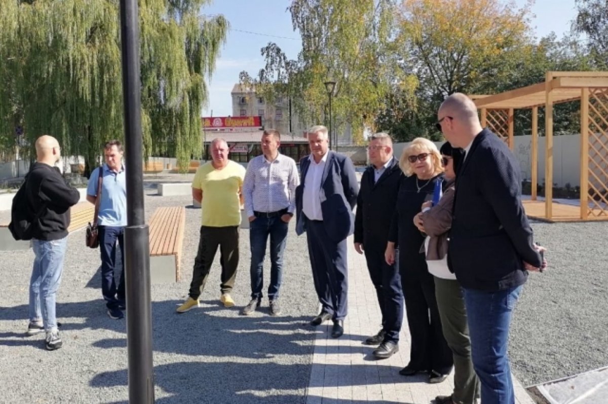    Отремонтированный за 20 млн рублей сквер Пушкина в Брянске прошел проверку