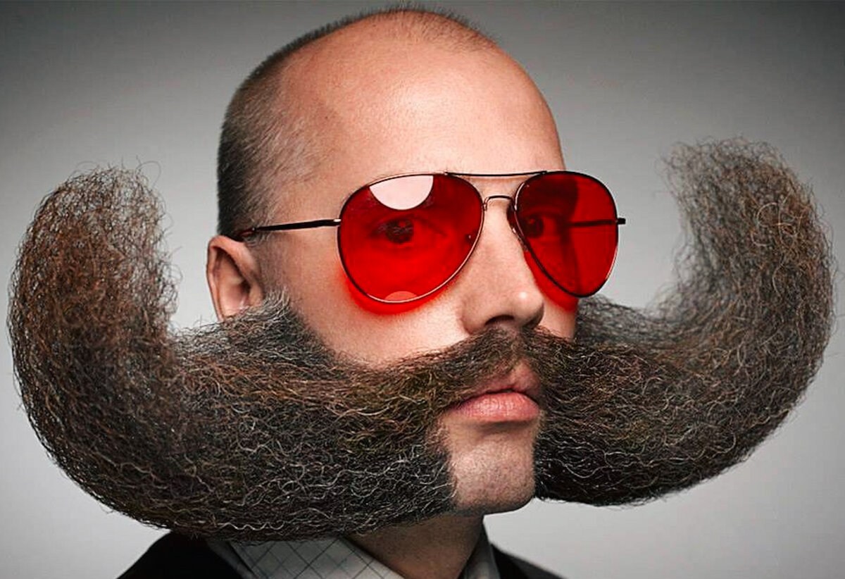 Как сделать маску борода с усами
