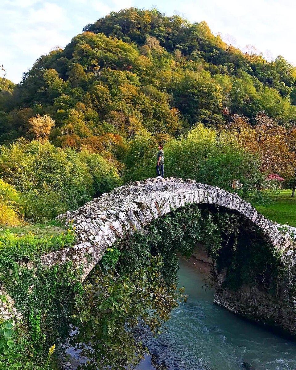 беслетский мост в абхазии