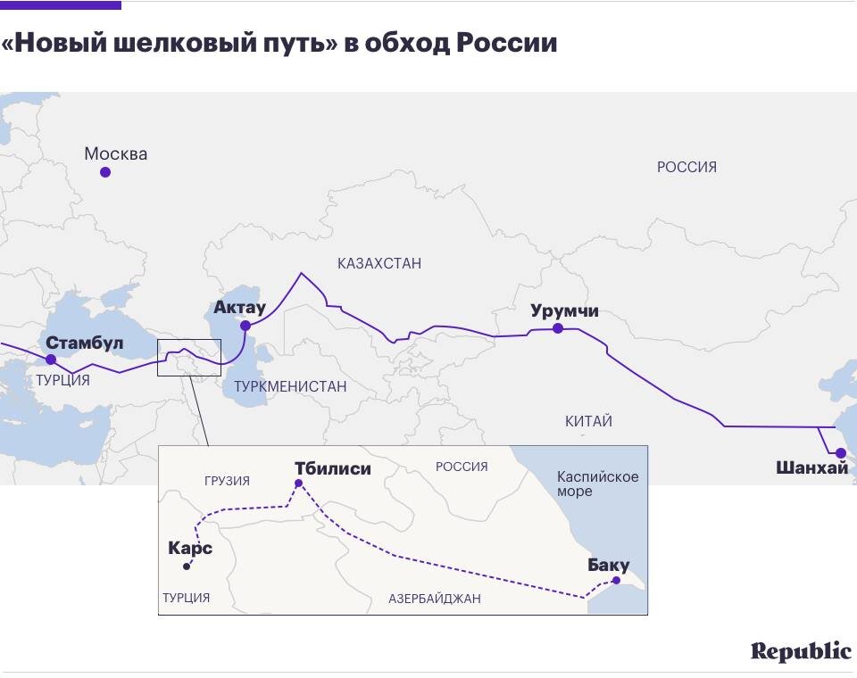 Шелковый путь в обход россии карта пути