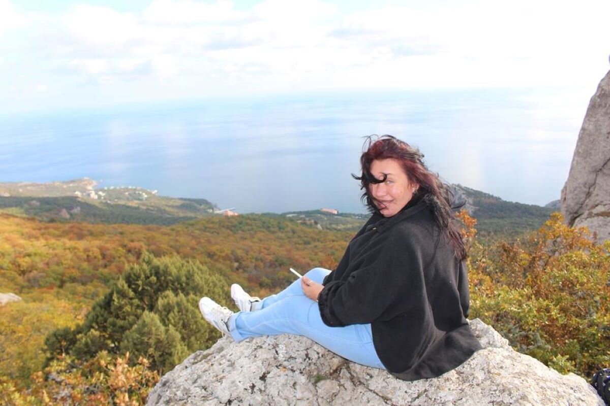 Наталия Стамбульникова в Форосе /  Фото со страницы Наталии в Fаcebook