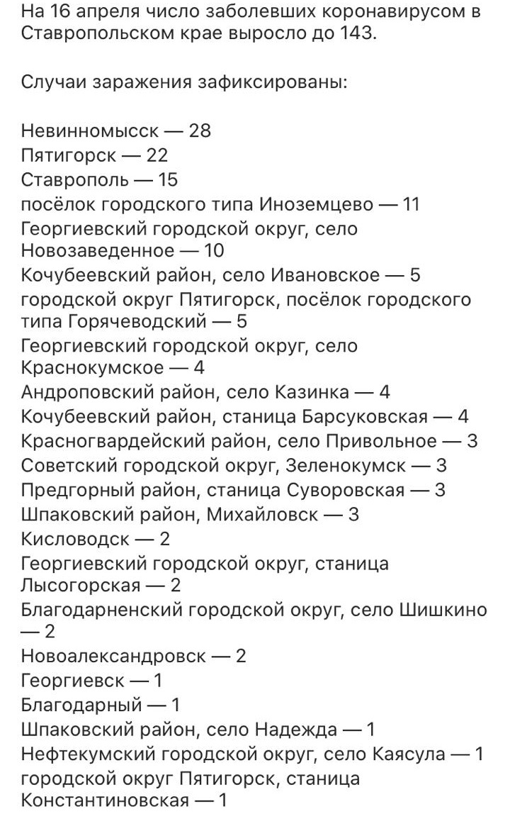 Скриншот из новостей ЧП Пятигорск