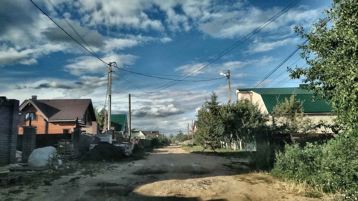 Улица в нашей деревне