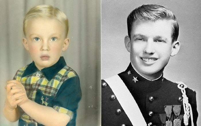 Дональд Трамп в детстве