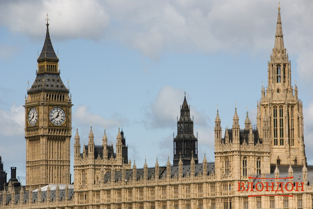 Часы Англия Башня Елизаветы