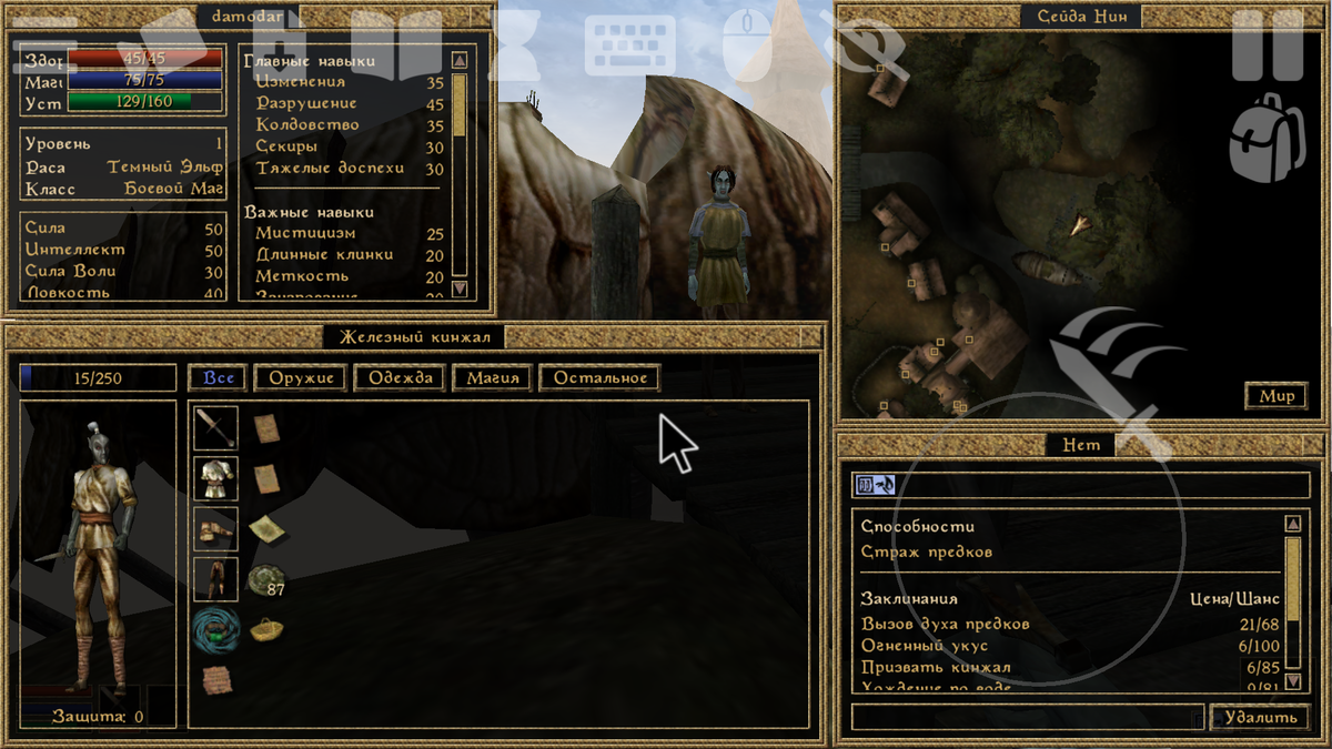 Установил Морровинд на свой телефон, впечатления от игры | Мой старый  компьютер | Дзен