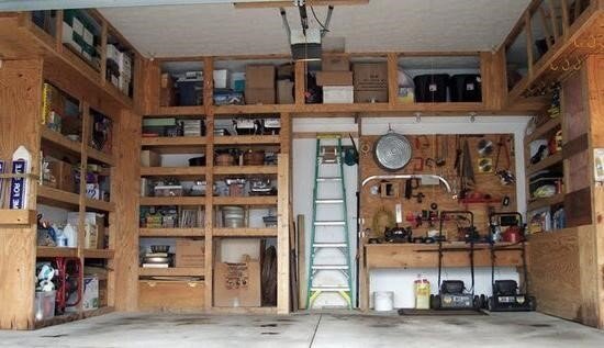 Как сделать стеллажи для гаража?
