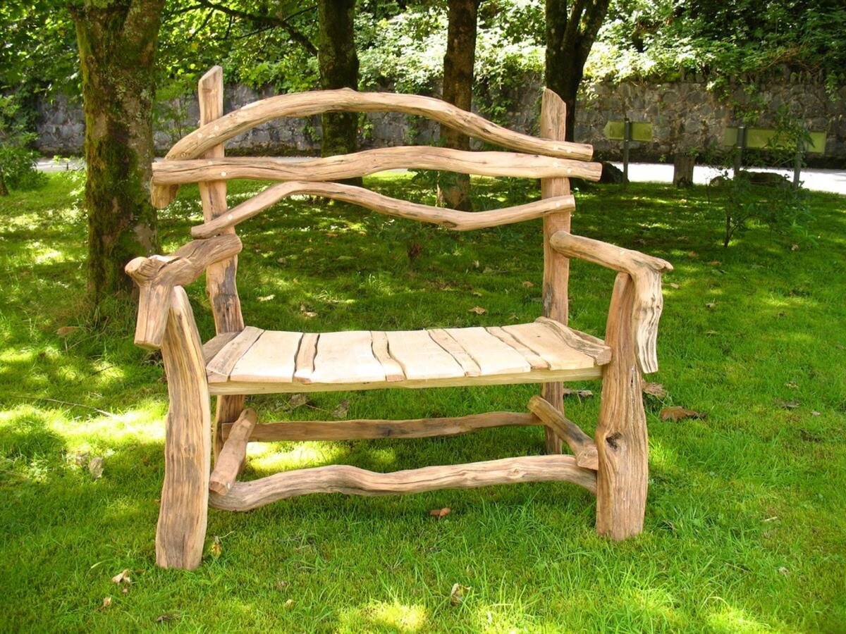 Кресло для дачи своими руками из дерева.