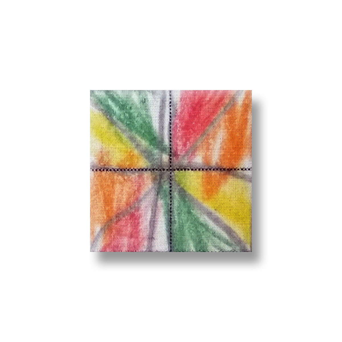 Сын рисует.