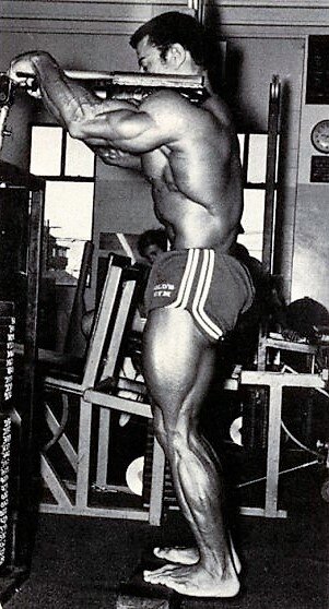 Подъемы на носки стоя