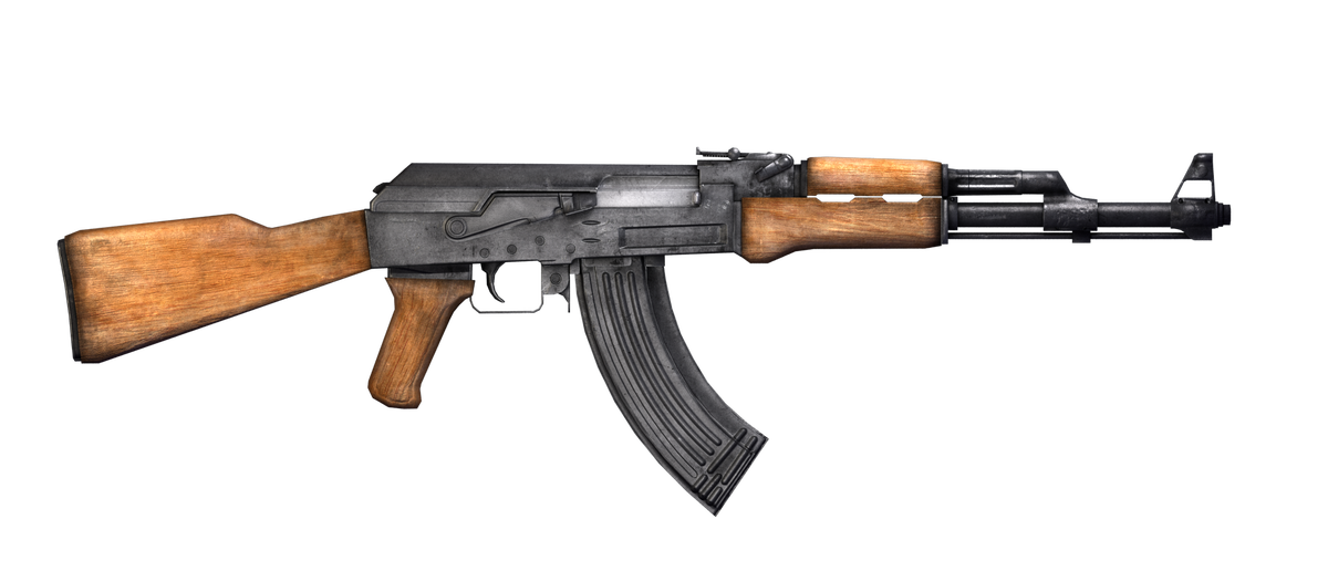 47 акр. АК 47 вид сбоку